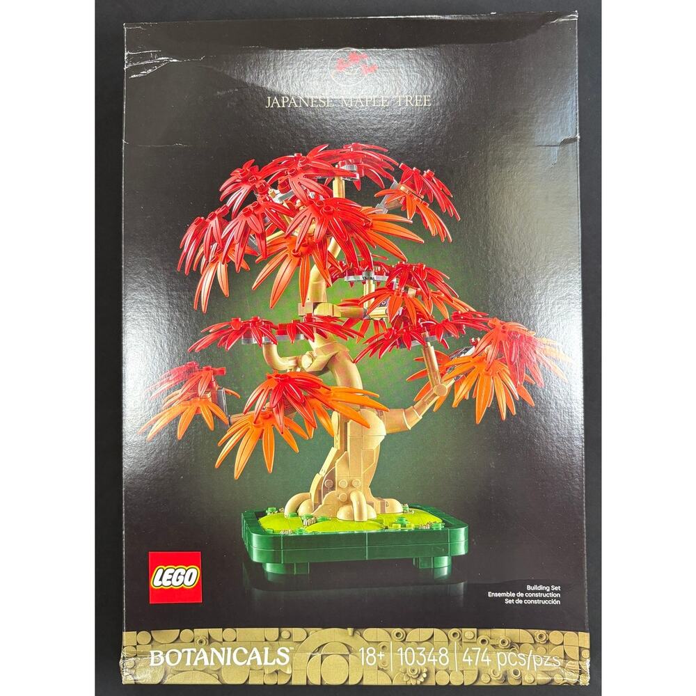 LEGO Botanicals Japanese Maple Tree Building Set 10348 FACTORY SEALED O